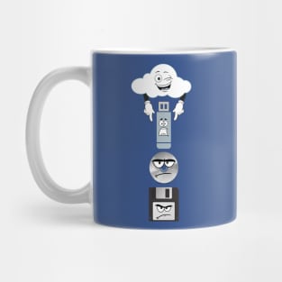 Funny Data Storage Evolution Mug